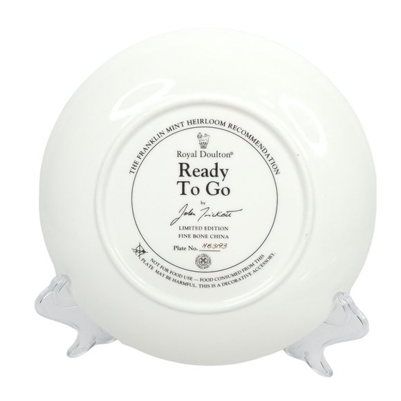 Royal Doulton Black Labrador Collector Plates Set of 4 Franklin Mint Puppies 8" - Picture 4 of 11